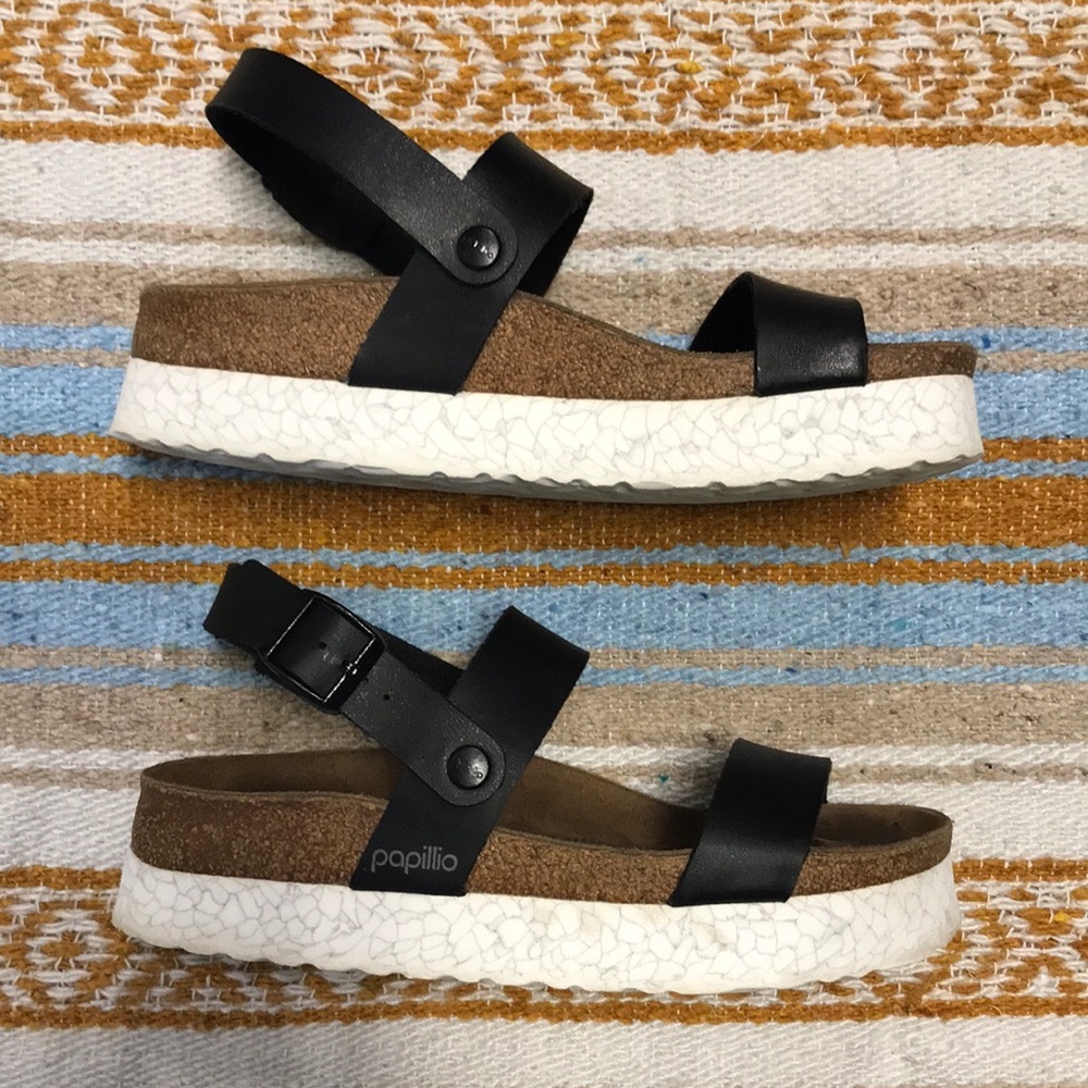 Papillon platform sandals 38